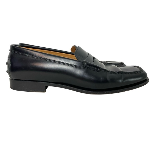 Tod's Shoes - Tod’s Loafers Womens Size 5.5 Black Tods Leather Preppy Shoes Slide On